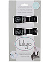 Lulujo Baby Stroller Clips, 2-Pack - Black Muslin Swaddle