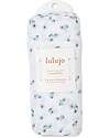 Lulujo Baby Swaddle Blanket 100x100 cm - Blueberries - 100% Cotton Muslin Muslin Swaddle