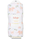 Lulujo Baby Swaddle Blanket 100x100 cm - Pigs - 100% Cotton Muslin Muslin Swaddle