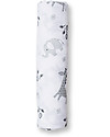 Lulujo Baby Swaddle Blanket 120 x 120 cm, Afrique - 100% cotton muslin Muslin Swaddle