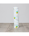 Lulujo Baby Swaddle Blanket 120 x 120 cm, Bumbling Bee - 100% cotton muslin Muslin Swaddle
