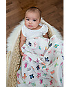Lulujo Baby Swaddle Blanket 120 x 120 cm, Butterfly - 100% cotton muslin Muslin Swaddle