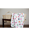 Lulujo Baby Swaddle Blanket 120 x 120 cm, Butterfly - 100% cotton muslin Muslin Swaddle