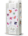 Lulujo Baby Swaddle Blanket 120 x 120 cm, Butterfly - 100% cotton muslin Muslin Swaddle