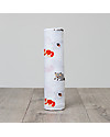 Lulujo Baby Swaddle Blanket 120 x 120 cm, Forest Friends - 100% cotton muslin Muslin Swaddle