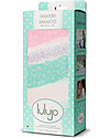 Lulujo Baby Swaddle Blanket 120 x 120 cm, Pink Stripes - Bamboo muslin Muslin Swaddle