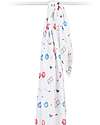 Lulujo Baby Swaddle Blanket 120x120 cm - Hockey - Cotton and Bamboo Viscose Muslin Swaddle