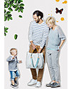 Lässig Green Label Mix’n Match Changing Bag, Light Grey - Lots of accessories, 100% recycled Diaper Changing Bags