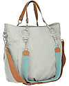 Lässig Green Label Mix’n Match Changing Bag, Light Grey - Lots of accessories, 100% recycled Diaper Changing Bags