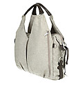Lässig Neckline Green Label Changing Bag, Choco Melange - Lots of accessories, 100% recycled Diaper Changing Bags