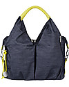Lässig Neckline Green Label Changing Bag, Denim - Lots of accessories, 100% recycled Diaper Changing Bags