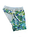 Maghi e Maci Firenze Boy's Swim Trunks, Green/Light Blue - 100% Cotton, Hand Made in Florence Swimming Trunks