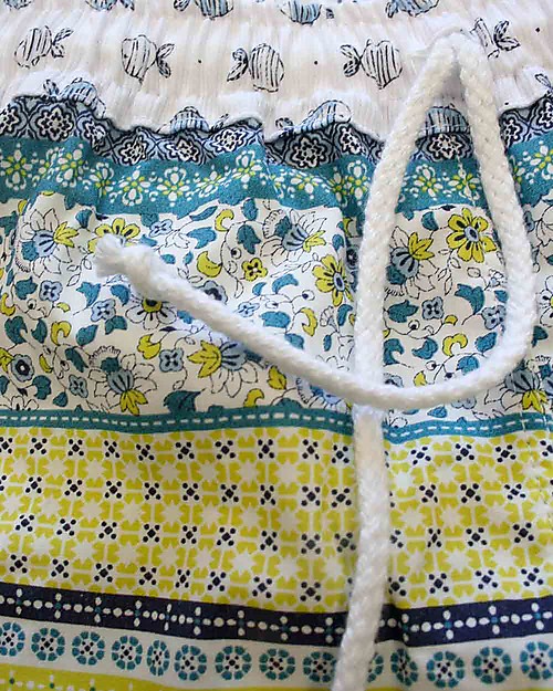 Maghi e Maci Firenze Boy's Swim Trunks, Liberty - 100% Cotton, Hand Made in Florence Swimming Trunks
