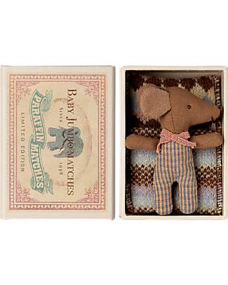 Maileg Awake/Asleep Mouse in Matchbox - 8 cm Puppets