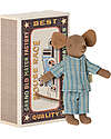 Maileg Big Brother with Pajamas in Matchbox - 13cm - Vintage Design! Puppets