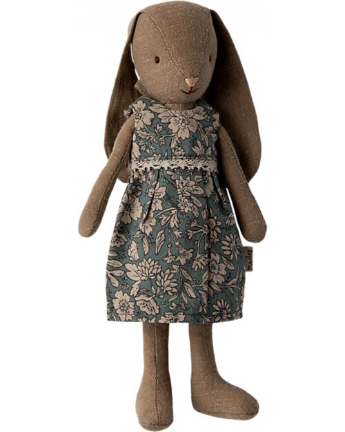 Maileg Bunny - Dress - Flowers - Height 21 cm Puppets