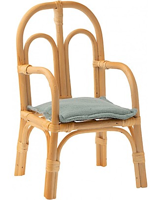 Maileg Chair Rattan Medium - 24 cm - For Maileg Dollhouse Dolls Accessories