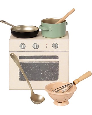 Maileg Cooking Set - 8 cm - for Maileg Doolhouse Dolls Accessories