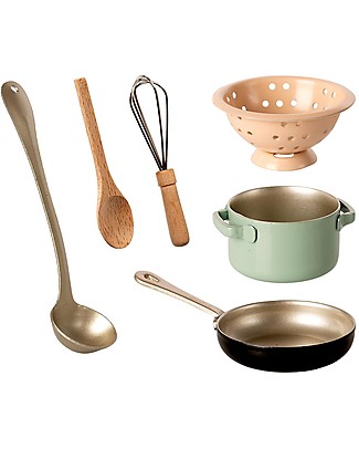 Maileg Cooking Set - 8 cm - for Maileg Doolhouse Dolls Accessories