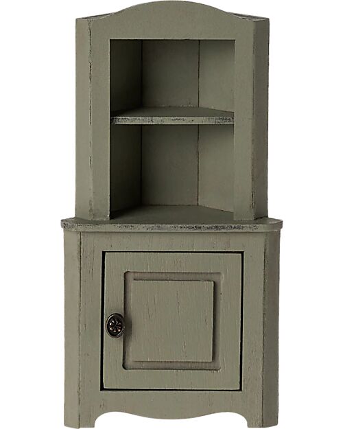 Maileg Corner Wardrobe - Light Green - 15 cm - for Farmhouse Puppets