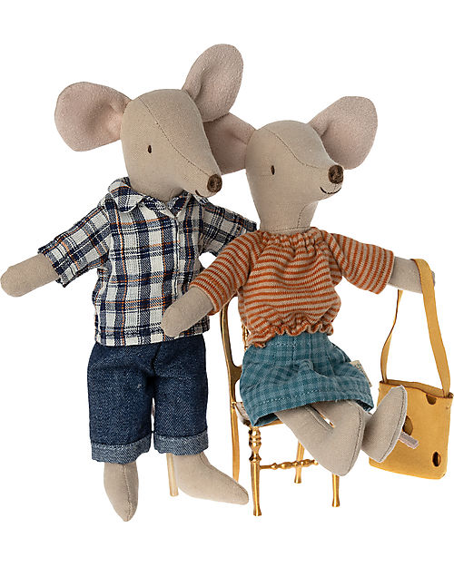 Maileg Mother Mouse - 15cm - Vintage and Nostalgic Design! Puppets