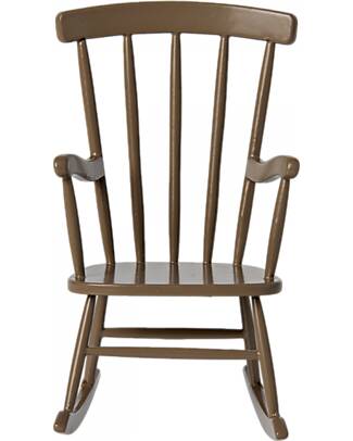 Maileg Mouse Rocking Chair - Light Brown - Height 11 cm Puppets