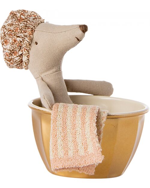 Maileg Mouse Wellness, Big Sister - Pink - Height 13 cm Puppets