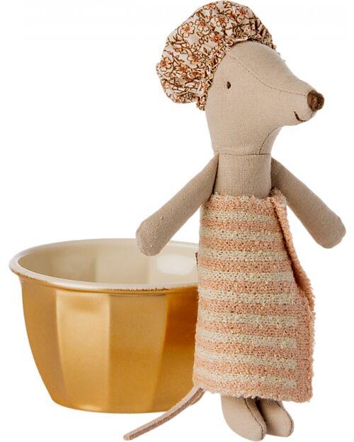 Maileg Mouse Wellness, Big Sister - Pink - Height 13 cm Puppets