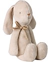 Maileg Plush Rabbit with Bow - White - 21 cm Soft Toys