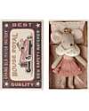 Maileg Princess Mouse - Little Sister in Matchbox - Height 11 cm Puppets