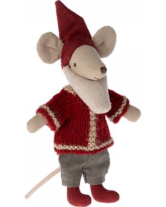 Maileg Santa Claus Mouse - Height 14 cm Puppets