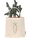Maileg Set 3 Carrots with Mini Shopping Bag - 14x8 cm Puppets