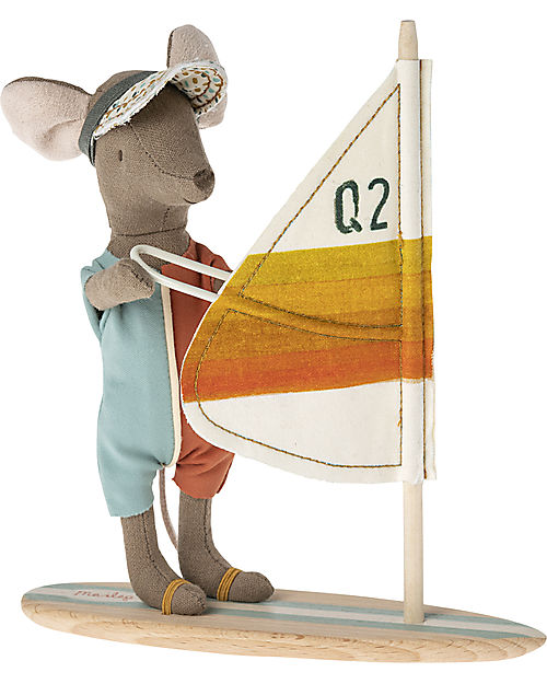 Maileg Surfer Mouse - Big Brother - 16cm - Vintage Design Puppets