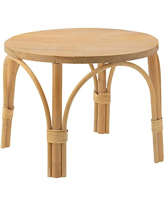 Maileg Table Rattan Medium - 16,5 cm - For Maileg Dollhouse Dolls Accessories