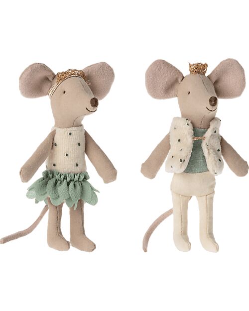 Maileg Twin Mice - Little Sister and Little Brother in Matchbox - 11 cm Puppets