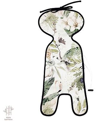 Makaszka Anti-Sweat Pad for Car Seat 0-13kg - 100% Bamboo Oeko-Tex - Tropical Vibes Car Seat Accessories