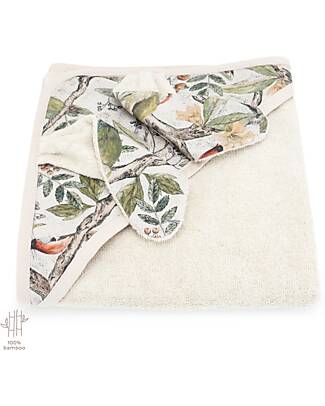 Makaszka Hooded Towel - Ornithology - 100% Oeko-tex Bamboo Towels And Flannels
