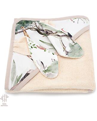 Makaszka Hooded Towel - Sawanna - 100% Oeko-tex Bamboo Towels And Flannels