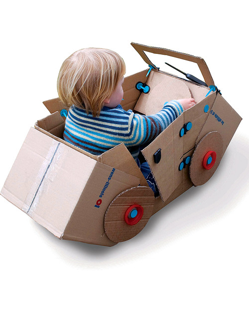 MakeDo Find and Make Kit - Car (recycle and repurpose creatively) Art & Craft Kits