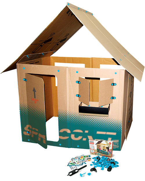 MakeDo Find and Make Kit - Playhouse (recycle and repurpose creatively) Art & Craft Kits