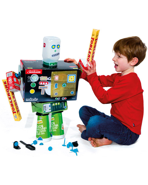 MakeDo Find and Make Kit -Robot (recycle and repurpose creatively) Art & Craft Kits