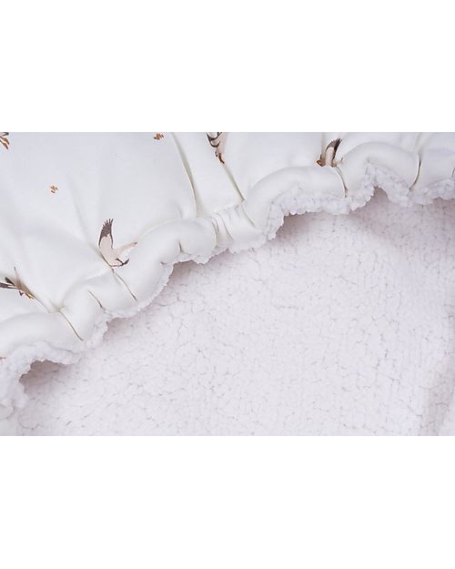 Malomi Kids Car Seat Swaddle - Goose - 100% Organic Cotton GOTS Footmuffs