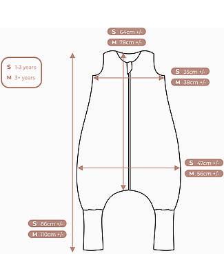 Malomi Kids Sleeping Bag with Legs 1-3Y - Goose - TOG 2.5 - 100% Organic Cotton Oeko-Tex -86x47cm Sleeping Bags