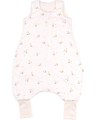 Malomi Kids Sleeping Bag with Legs 1-3Y - Goose - TOG 2.5 - 100% Organic Cotton Oeko-Tex -86x47cm Sleeping Bags