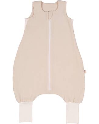 Malomi Kids Summer Sleeping with Legs 1-3 years - Natural - TOG 0.5 - 100% Cotton Muslin Sleeping Bags