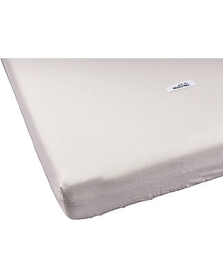 Malomi Kids Washed Cotton Bedsheet - 140x70 cm - Natural Bed Sheets and Pillow Cases