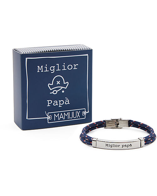 Mamijux Bracialet MAMIJUX® TAG - Best Daddy - with Adjustable Lanyard Bracelets