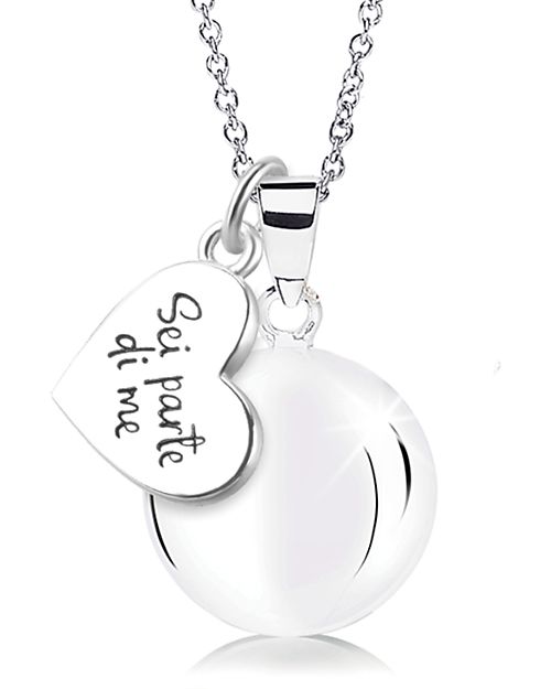 Mamijux Chiama Angeli "Sei Parte di Me" Nacklace Pregnancy Chimes