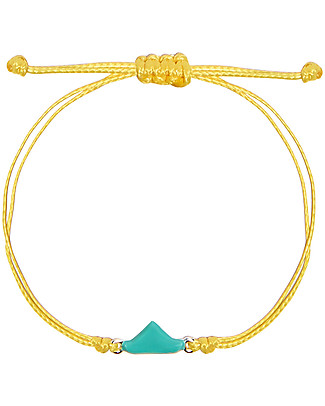 Mamijux Kids Bracelet - Aquamarine Enamel Boat Bracelets