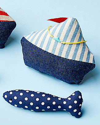 Mamijux Kids Bracelet - Aquamarine Enamel Boat Bracelets